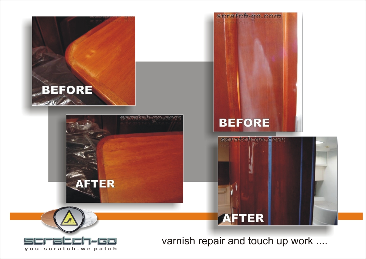 Water marks in varnish